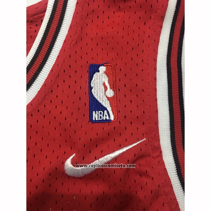 Camiseta Chicago Bulls Michael Jordan #23 Retro Rojo3